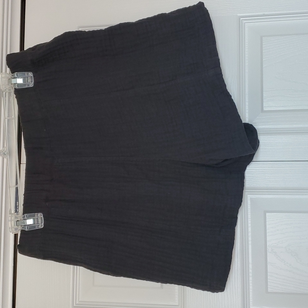Madewell gray lightspun easy pull on shorts size medium euc - Picture 3 of 6